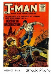 T-MAN #35, World Wide Trouble Shooter © 1956, Quality Comics